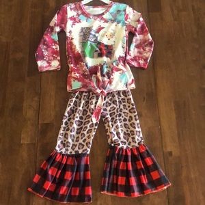 Christmas “Santa Love” Boutique Style 2T Set
